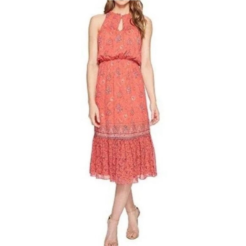 Joie Chara Silk Sleeveless Midi Dress